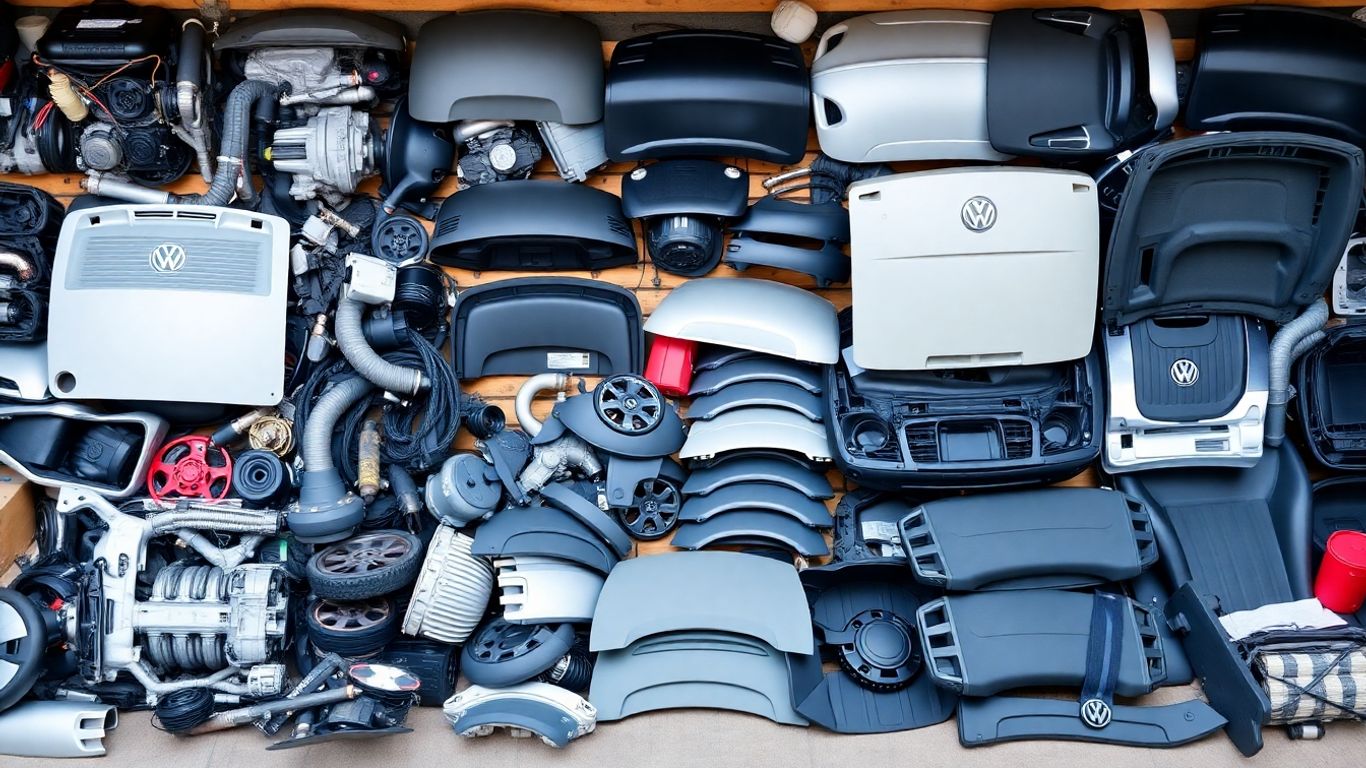 VW Passat spare parts collection