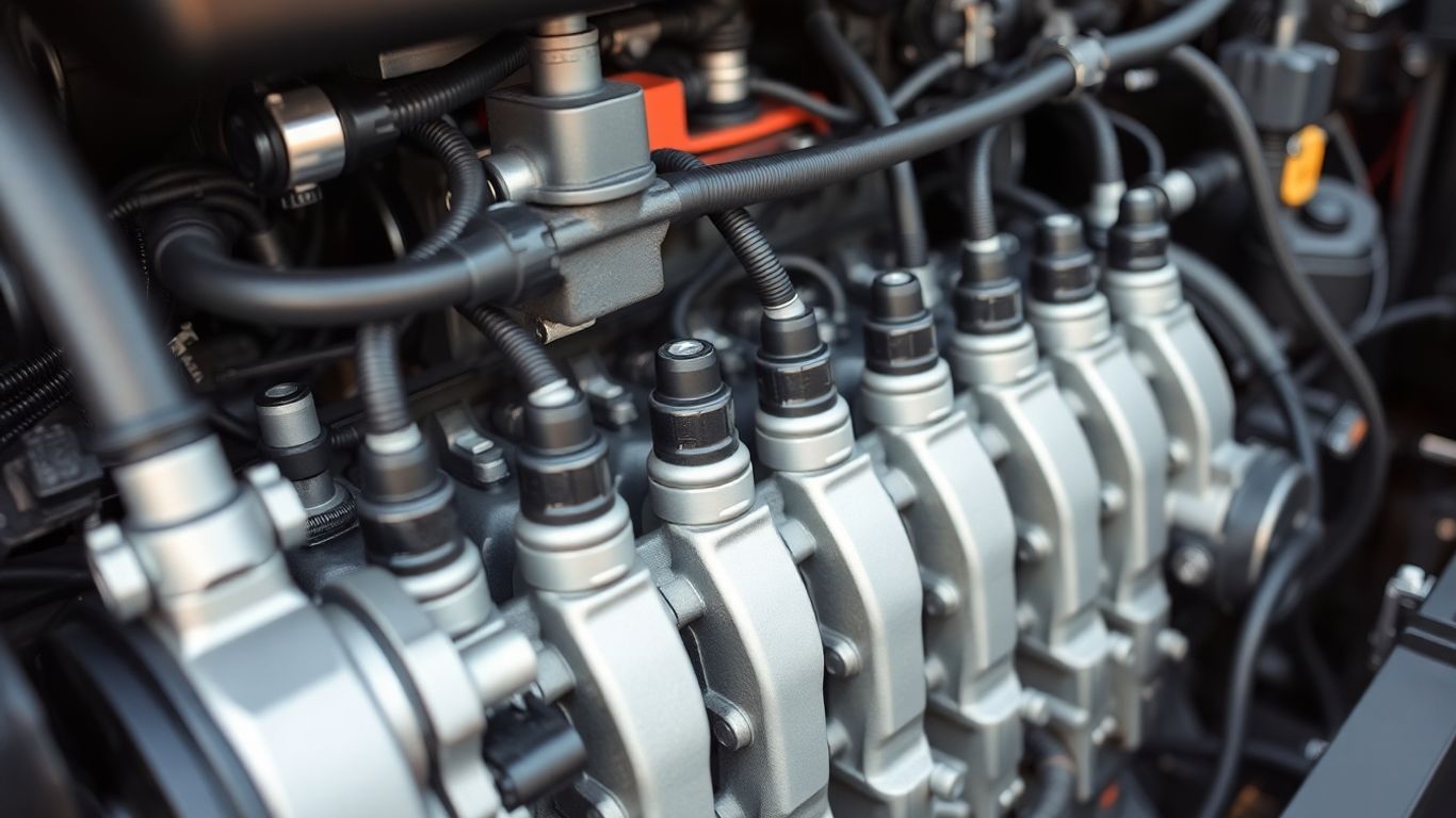 Sistema de injeção eletrônica diesel em caminhão