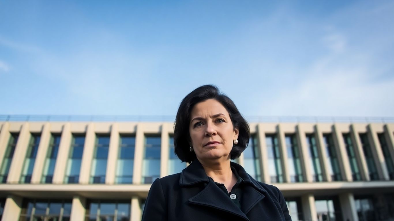 Députée européenne Assita Kanko devant le Parlement européen.