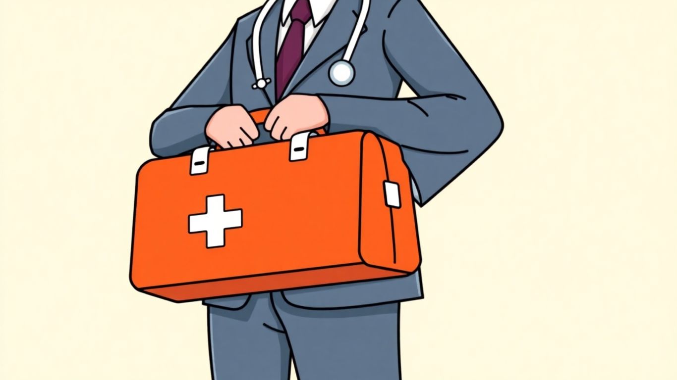 Doctor holding a medical bag
