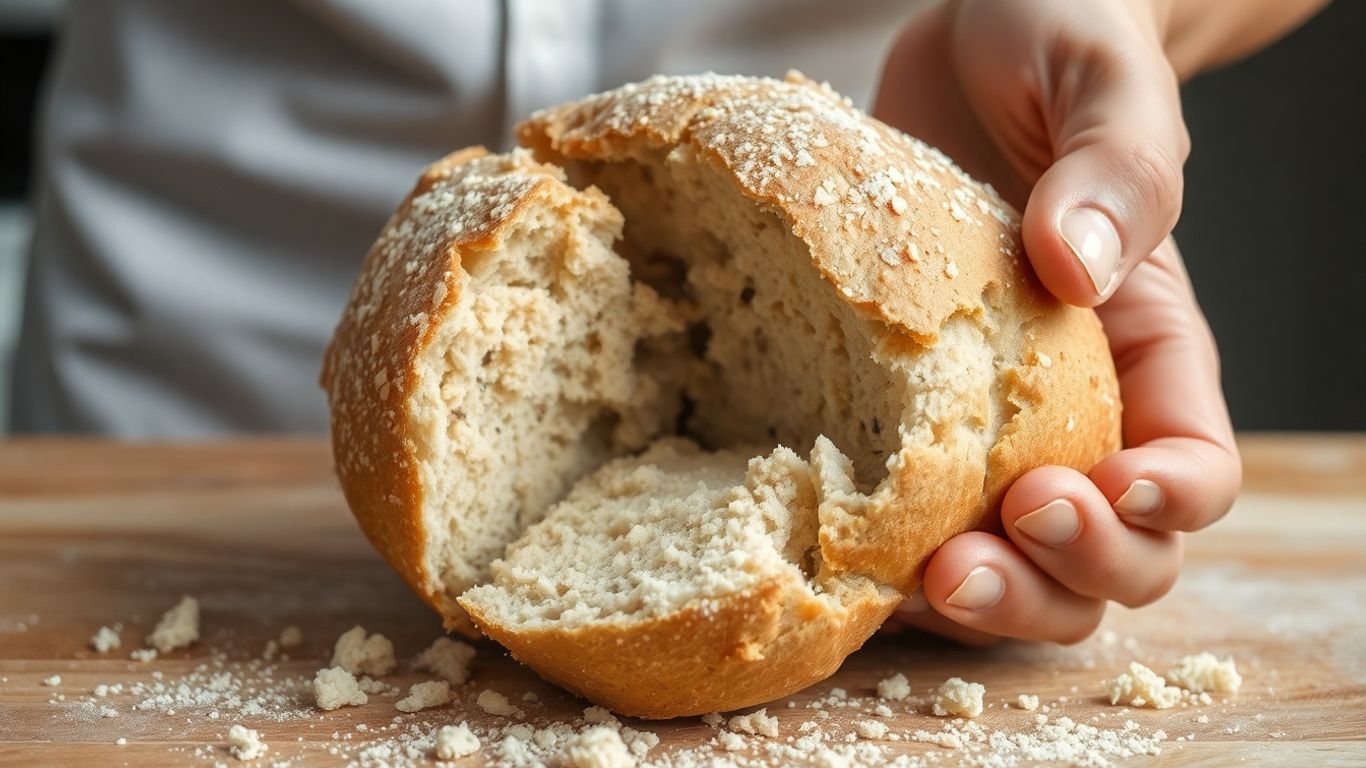 Gluten-free bread falling apart in hands