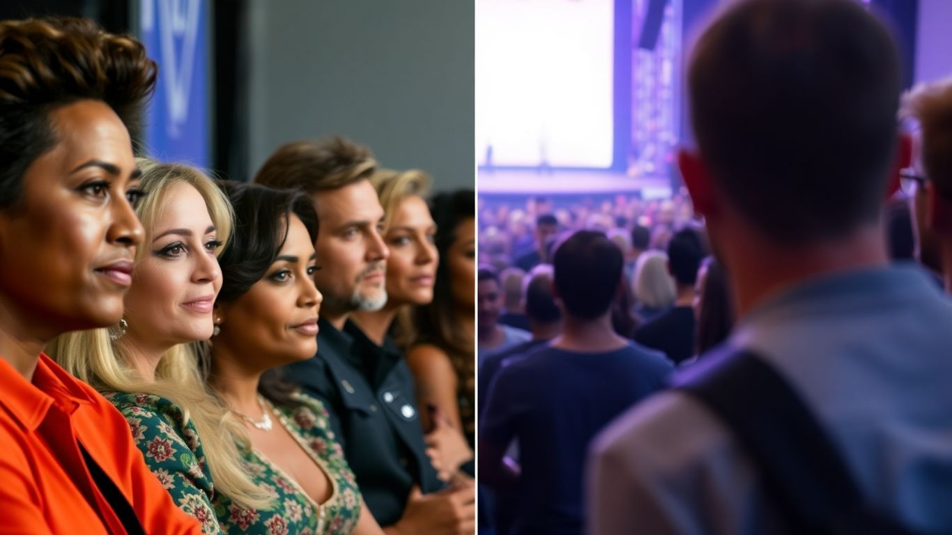 Vedete și mulțime, impactul declarațiilor publice.