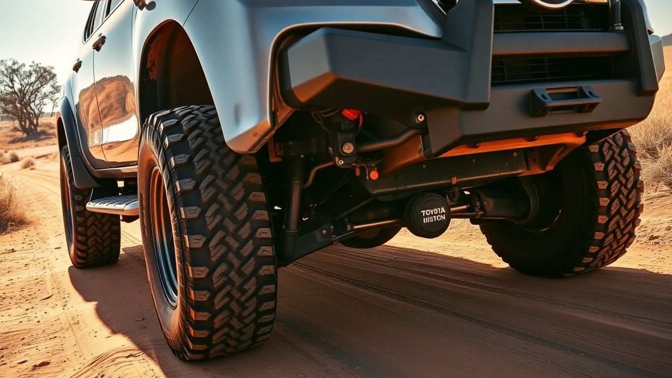 Toyota Hilux 4x4 diesel transmission detail