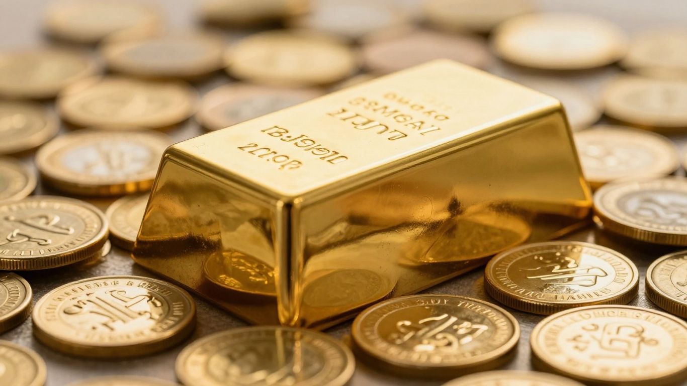 金条和金币。