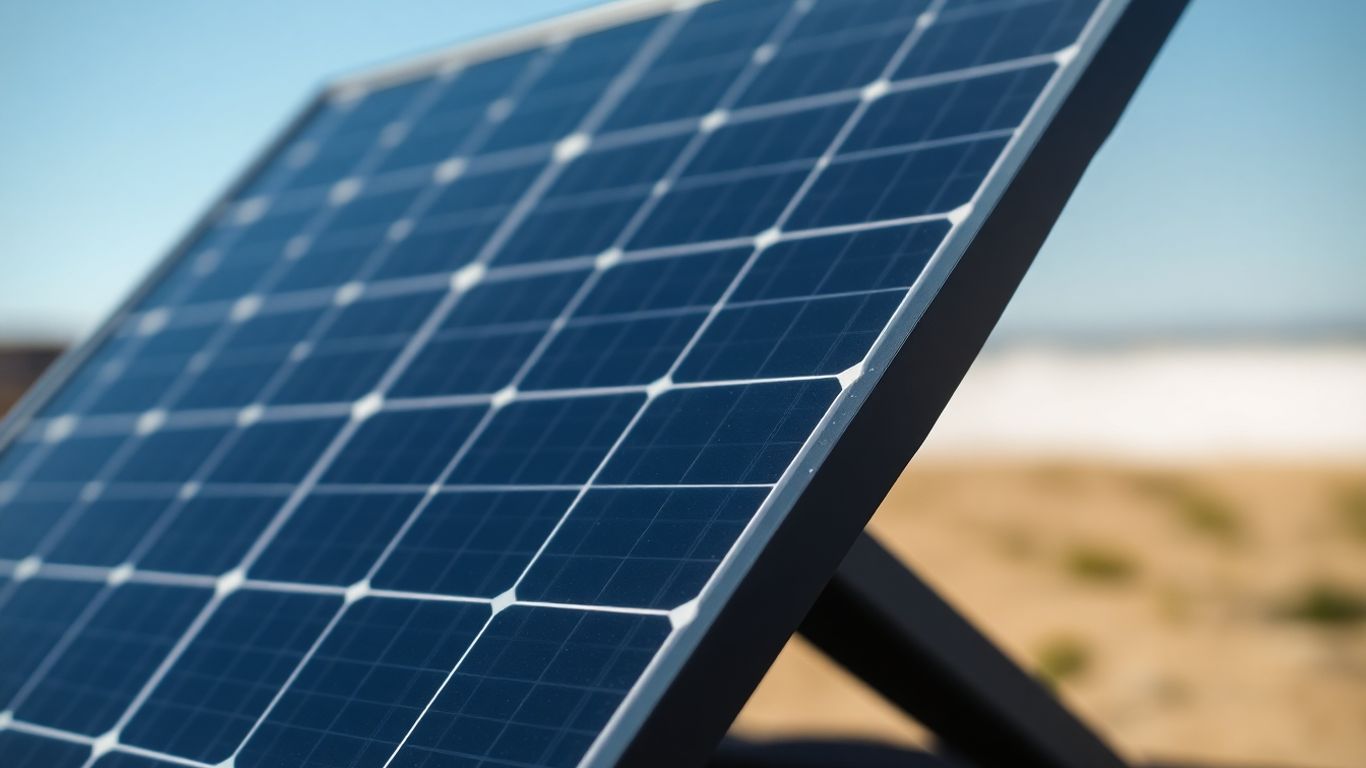 Sunpower solar panels with 40-year warranty.