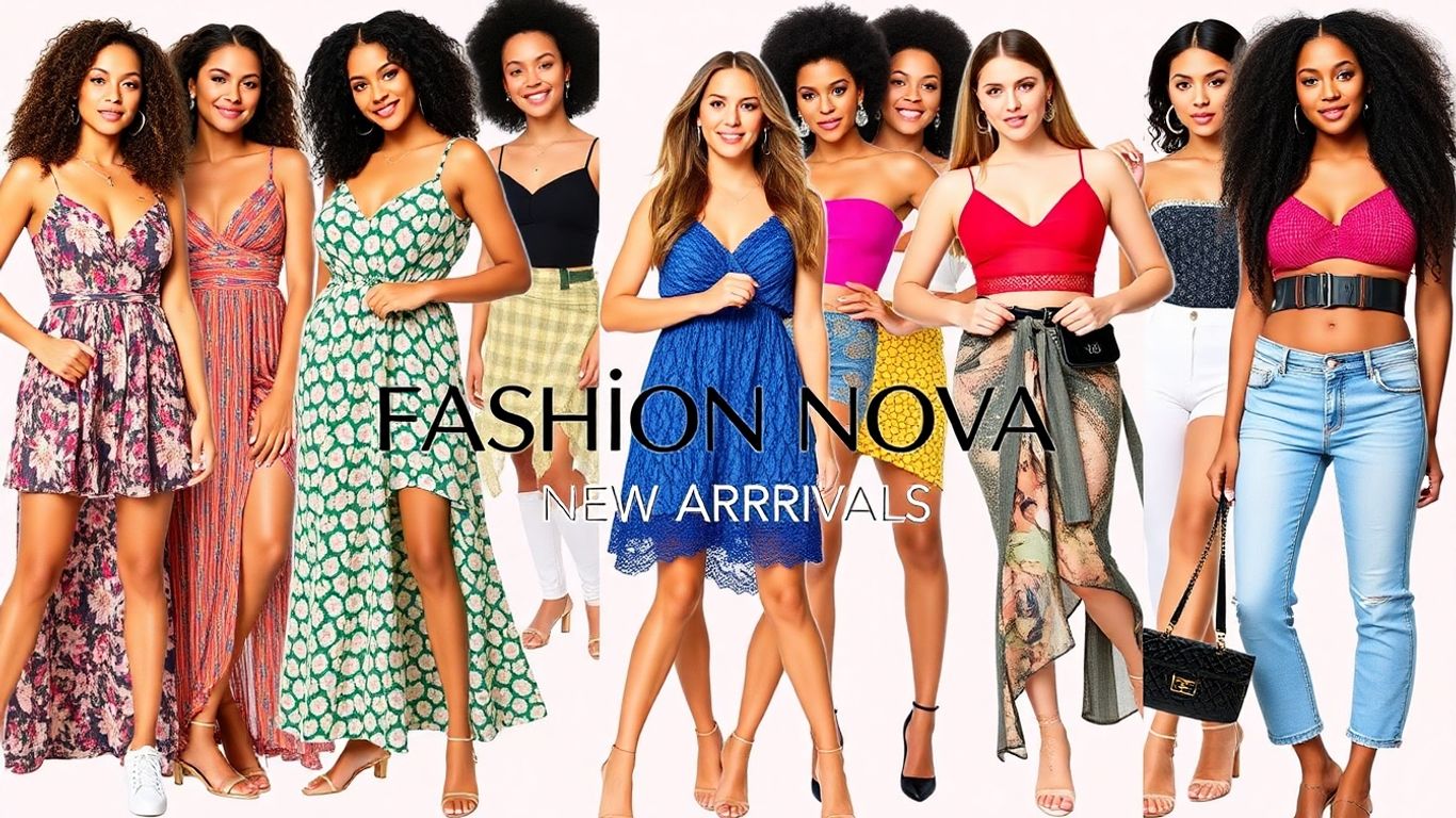 Fashion Nova Neuheiten mit trendigen Outfits.