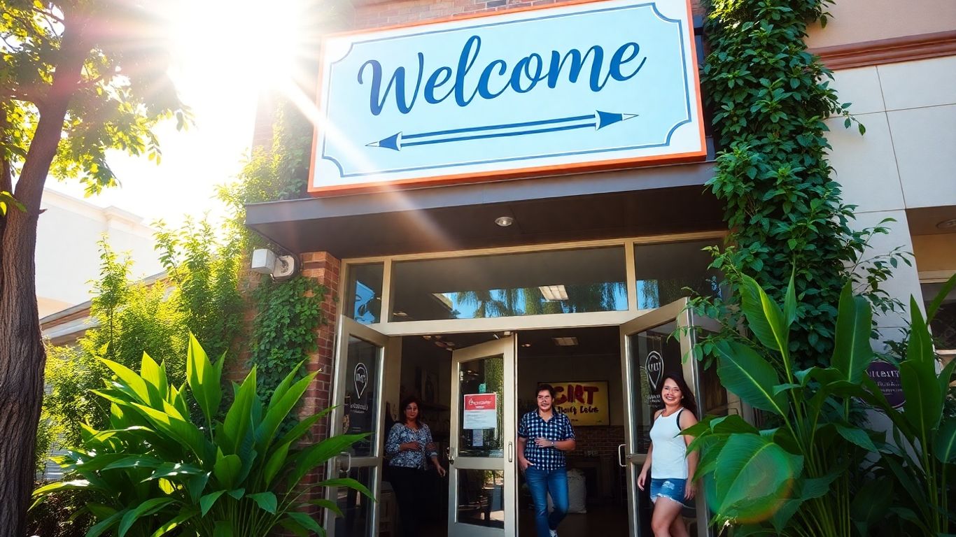 O vitrină de succes a unei francize prosperă.