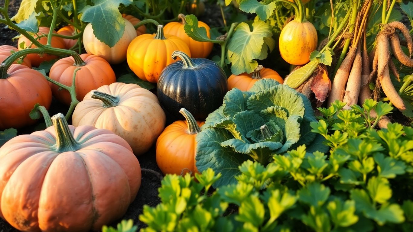 Spätgemüse im Garten ernten