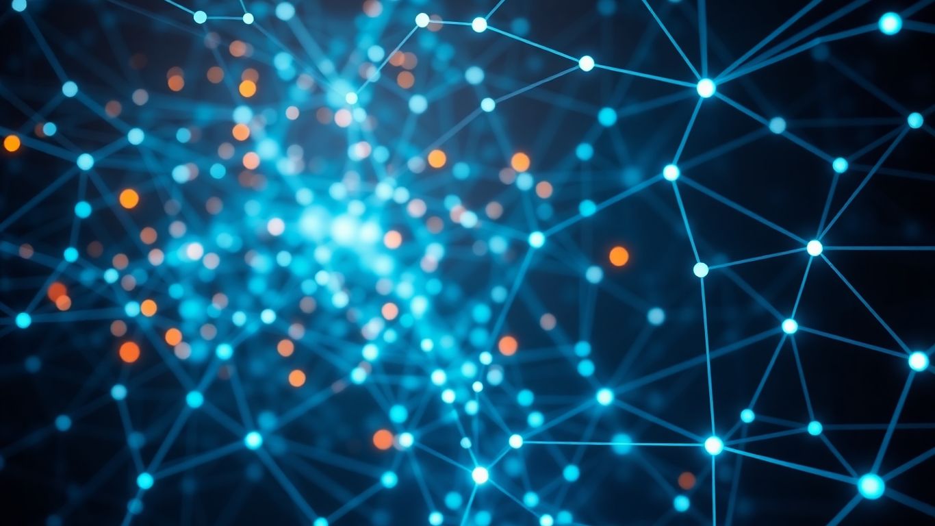 ภาพเครือข่ายลิงก์เว็บไซต์ที่ซับซ้อน