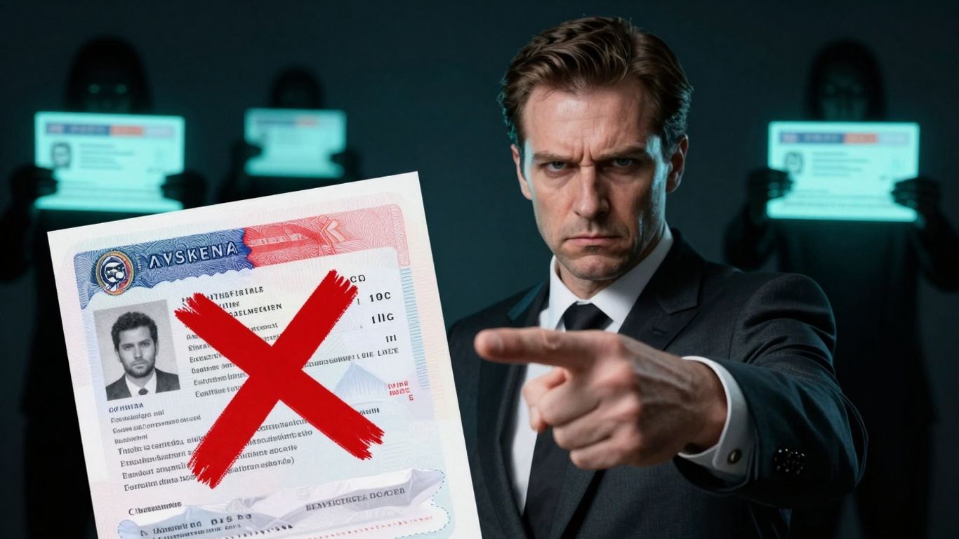 Expert warns against fake immigration visas and scams.