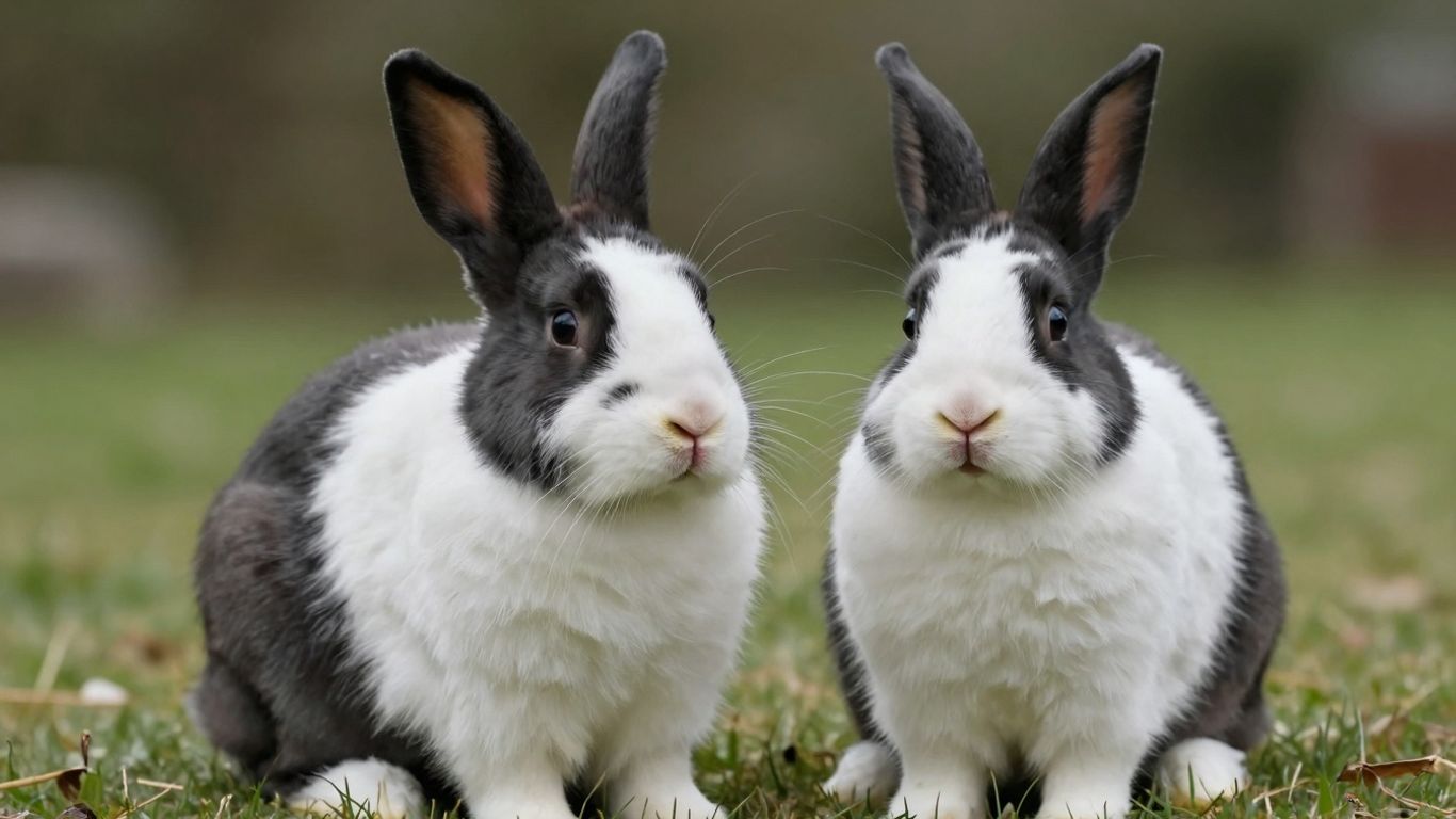 Male and female Dutch rabbits for sale online
