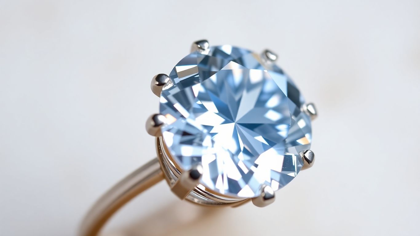 Sparkling moissanite gemstone in elegant jewelry setting.