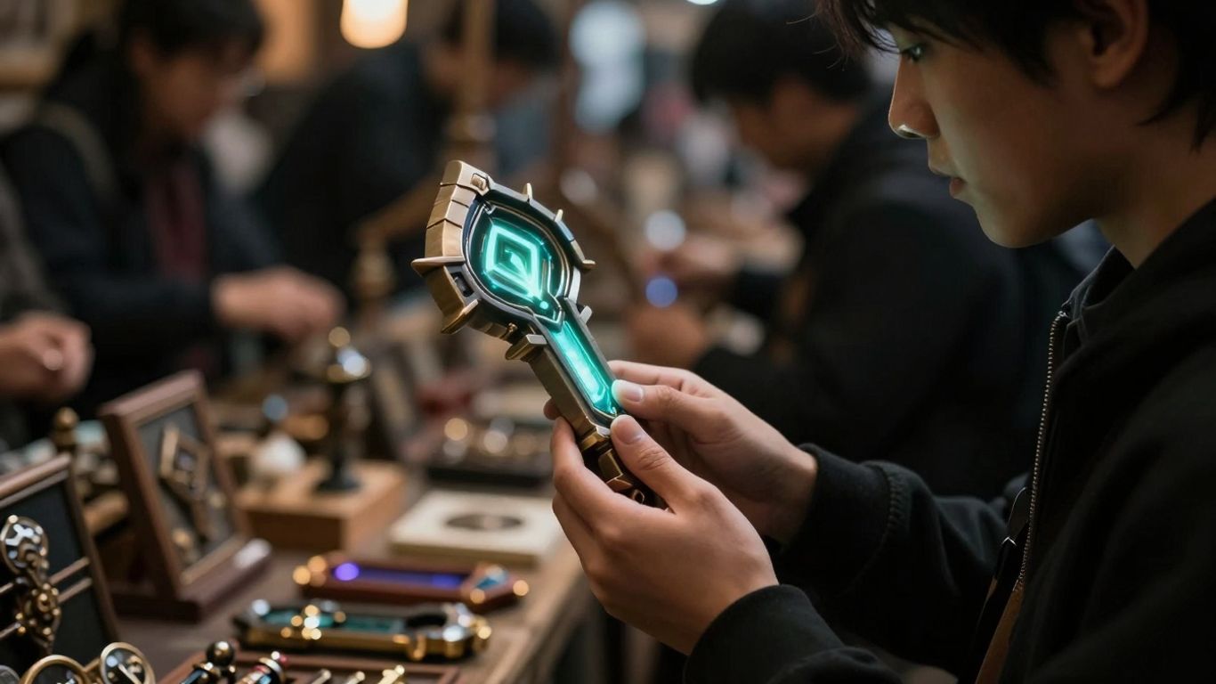 Player exchanging magical item on Poe trading site.