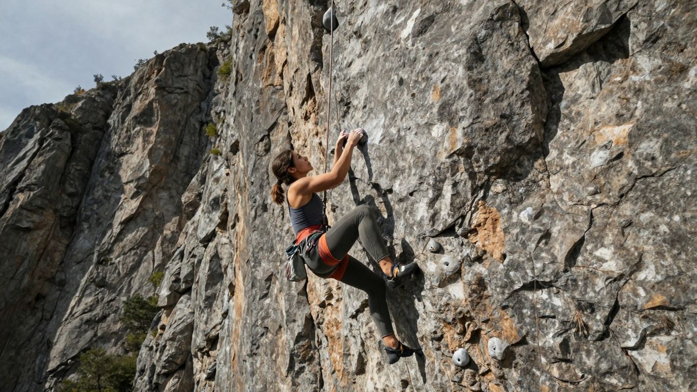 trad climbers