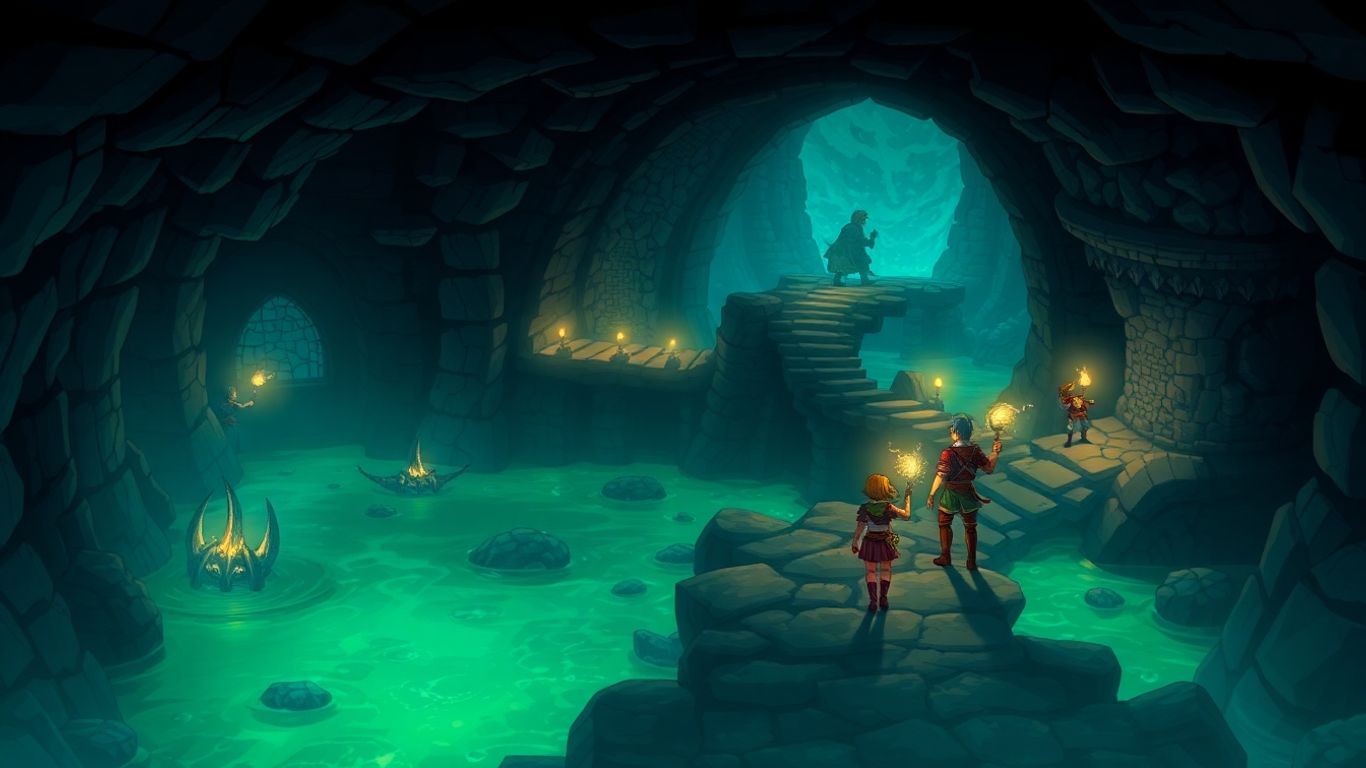 Etrian Odyssey III: Drowned City dungeon exploration