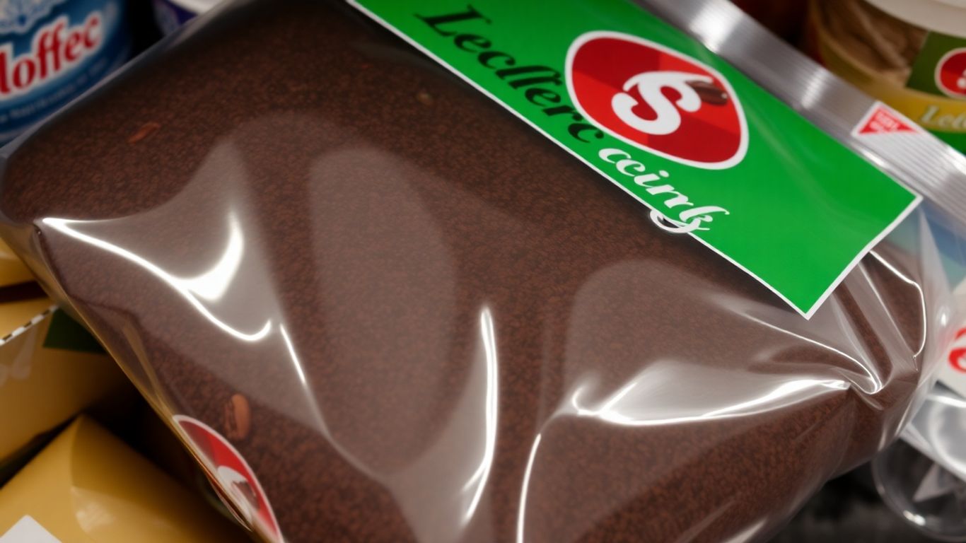 Paquet de café moulu de la marque Leclerc