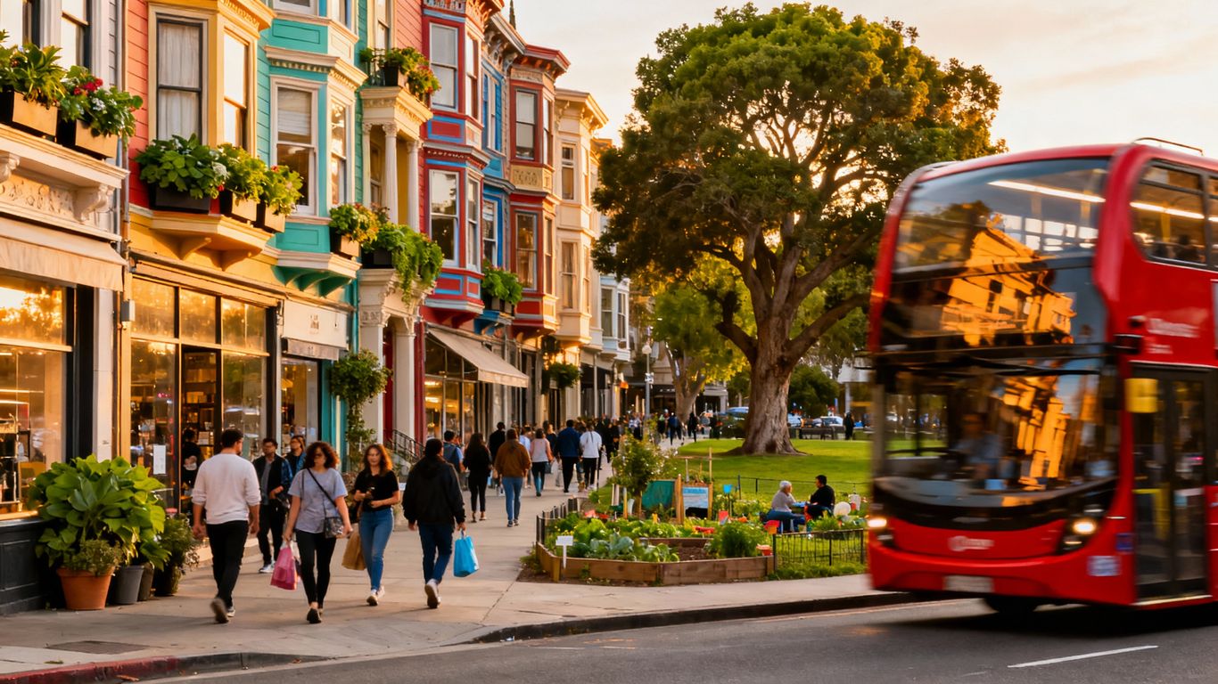Street view of Kentish Town, London.