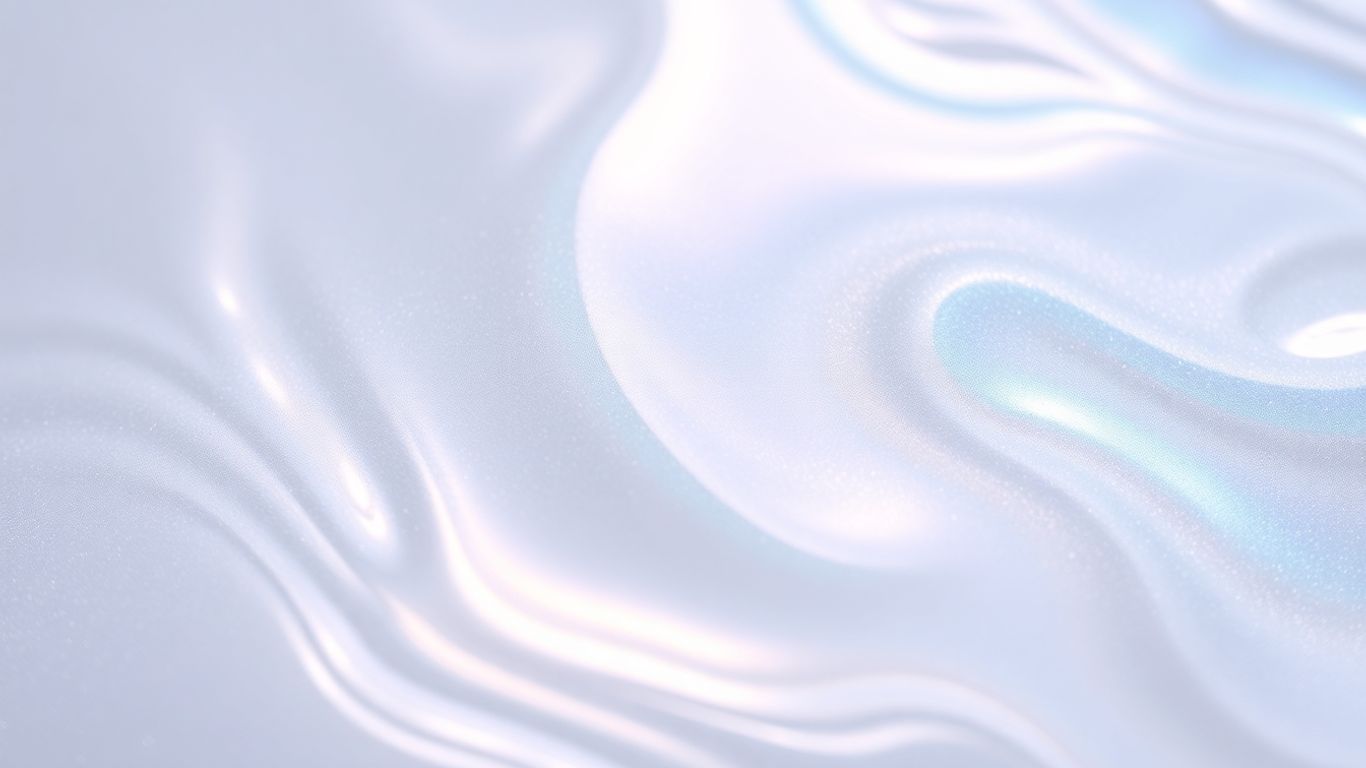 Iridescent pearl pigments shimmering with subtle rainbow hues.