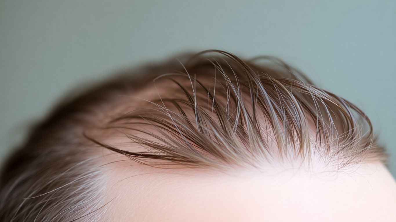 Minoxidil shedding and hair regrowth on scalp.