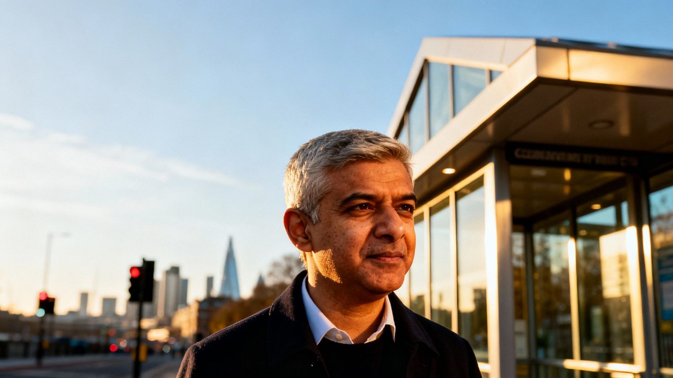 Mayor Sadiq Khan at homelessness initiative launch.