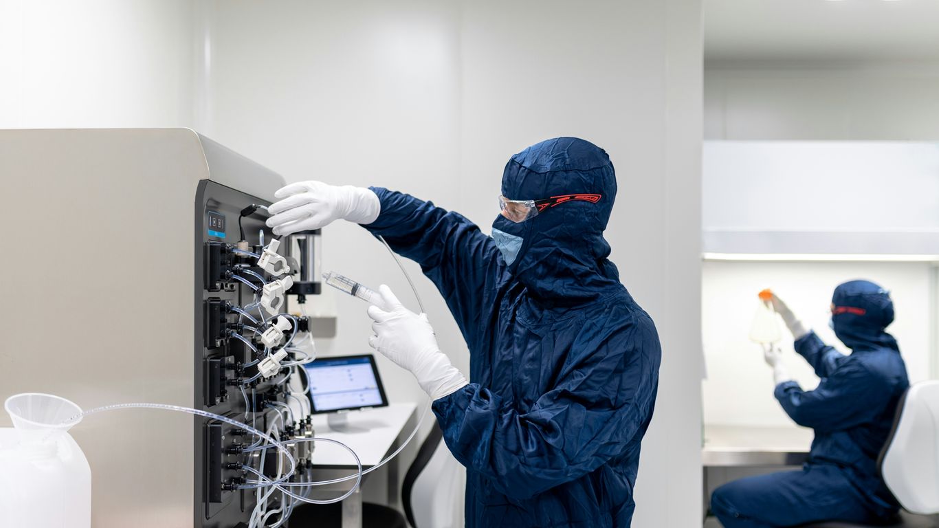 a few people in a room