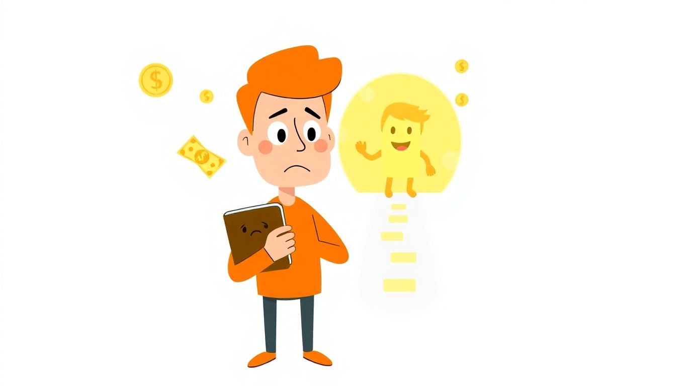 Person worried about bad credit loans.