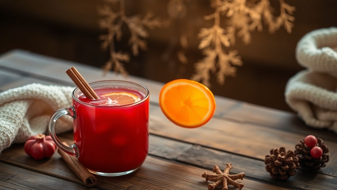 Warmer Kinderpunsch mit Orangen und Zimtstangen