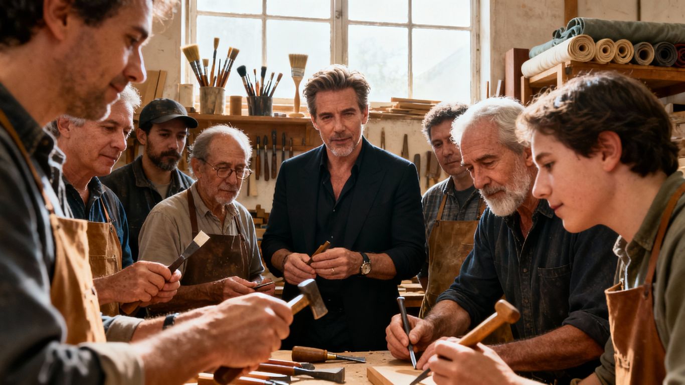 推薦師傅與名人師傅的合照