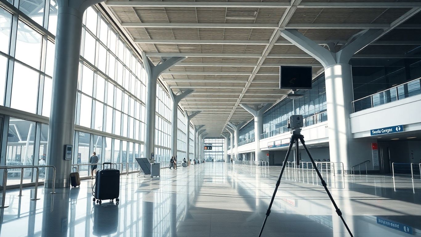 Airport terminal 3D scanning for retrofit