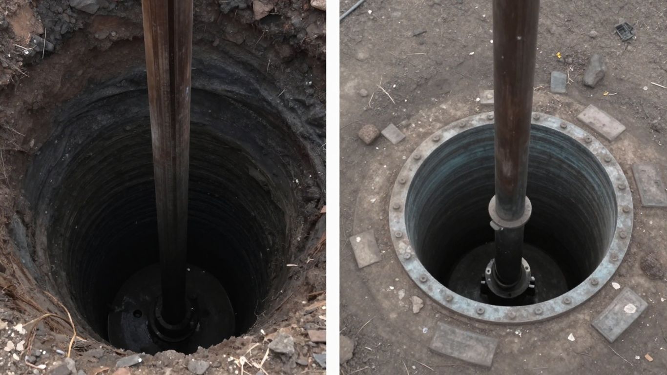 Deep and shallow well seals contrasted visually.