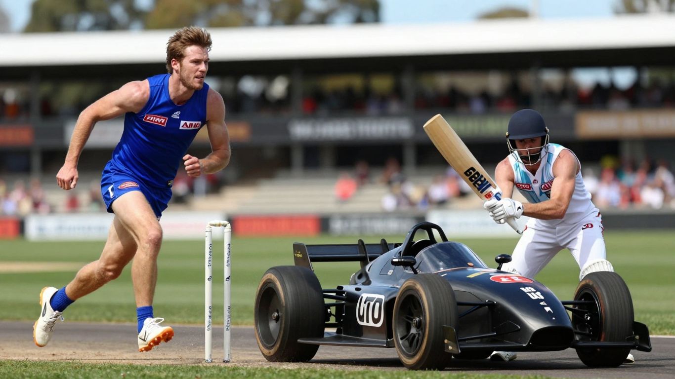 West Australian sports: AFL, cricket, rugby, motorsport action.