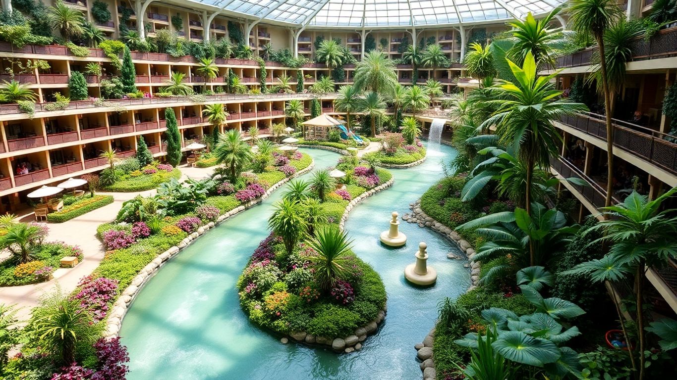 Gaylord Texan Resort indoor gardens and atrium