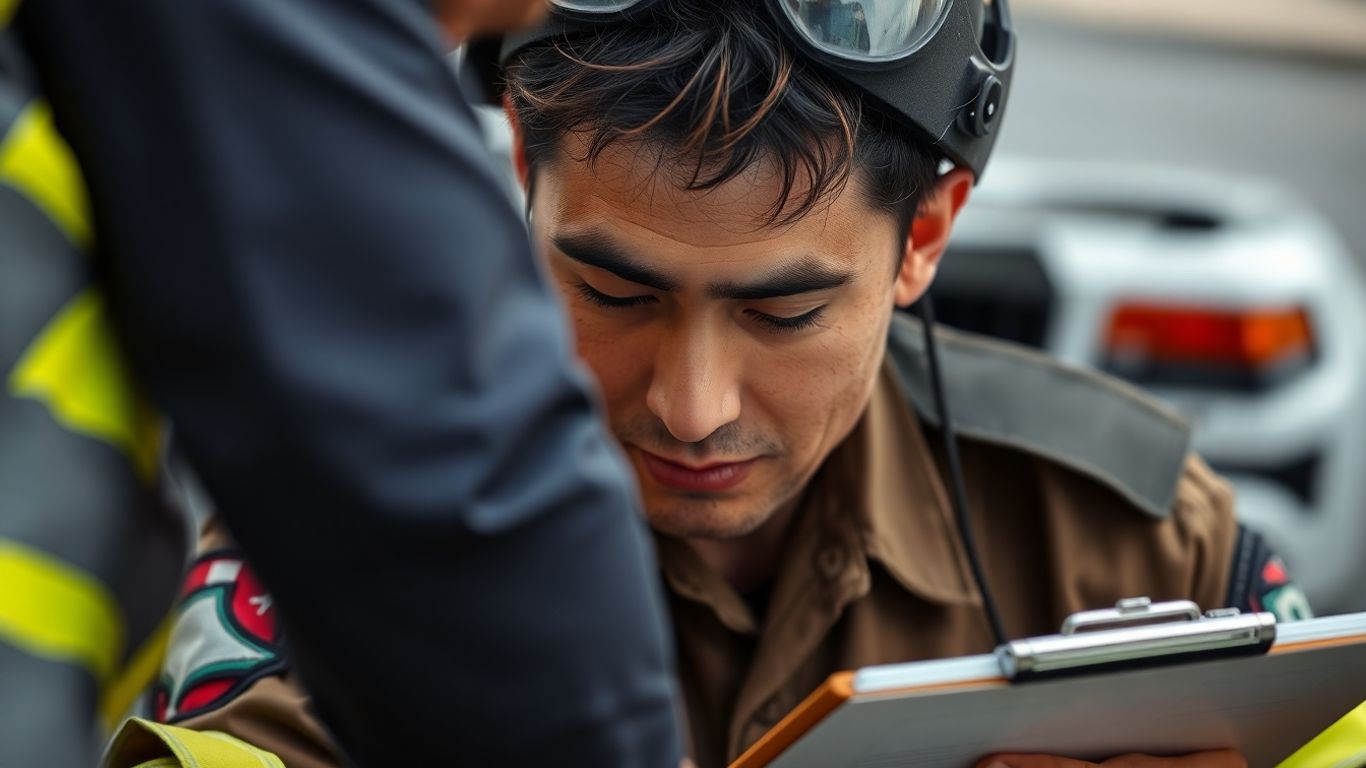 Acidente em serviço externo CAT