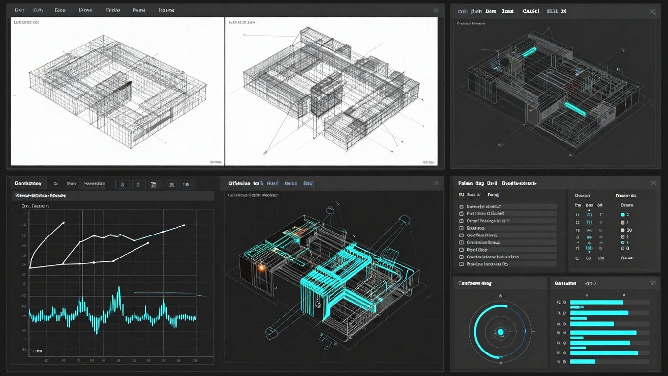 SOLIDWORKS 2026 interface with 3D models and simulations.