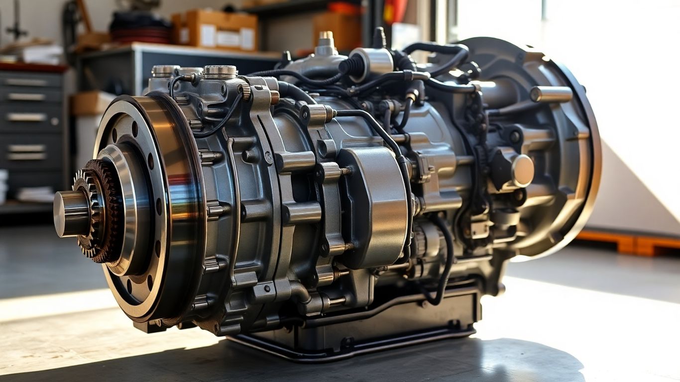 Toyota Hilux 4x4 diesel transmission close-up