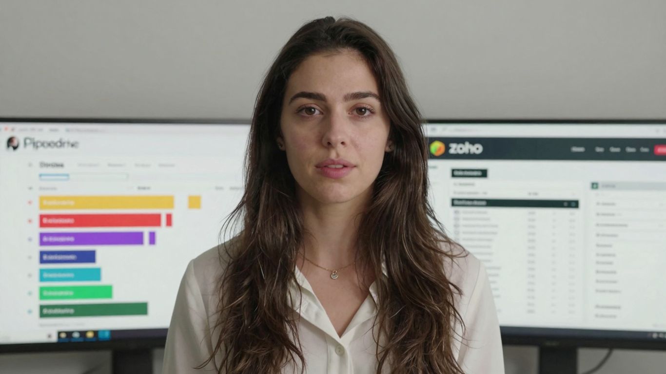 Pipedrive and Zoho CRM interface comparison