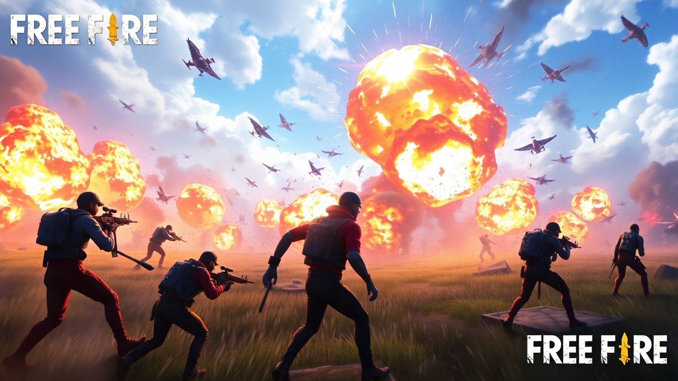 Free Fire game action scene