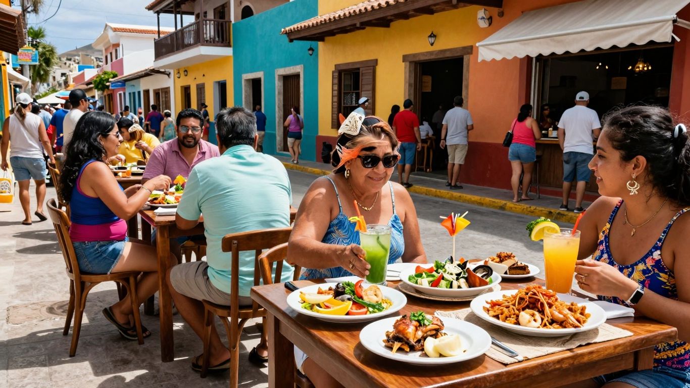 Budget-friendly street food in Cabo San Lucas.