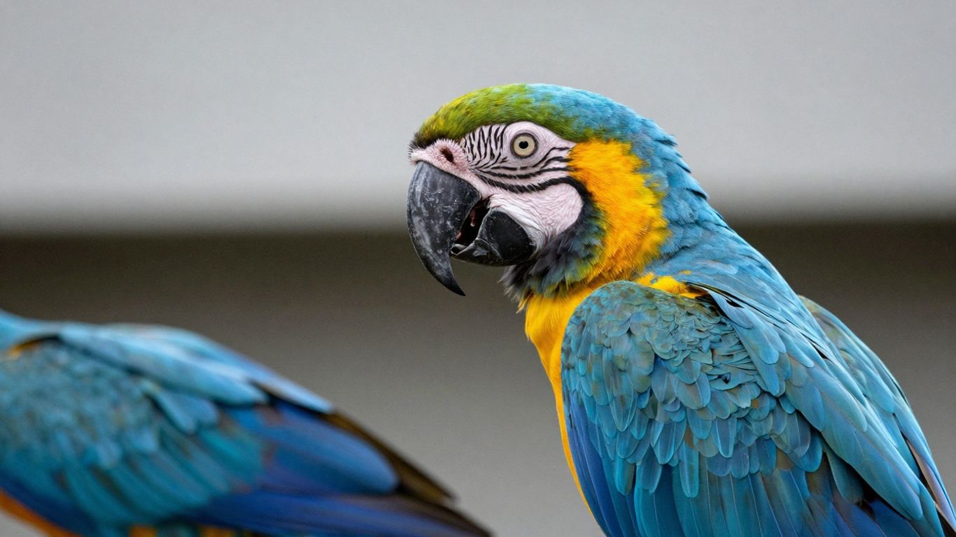 Blue and Gold Macaw parrot