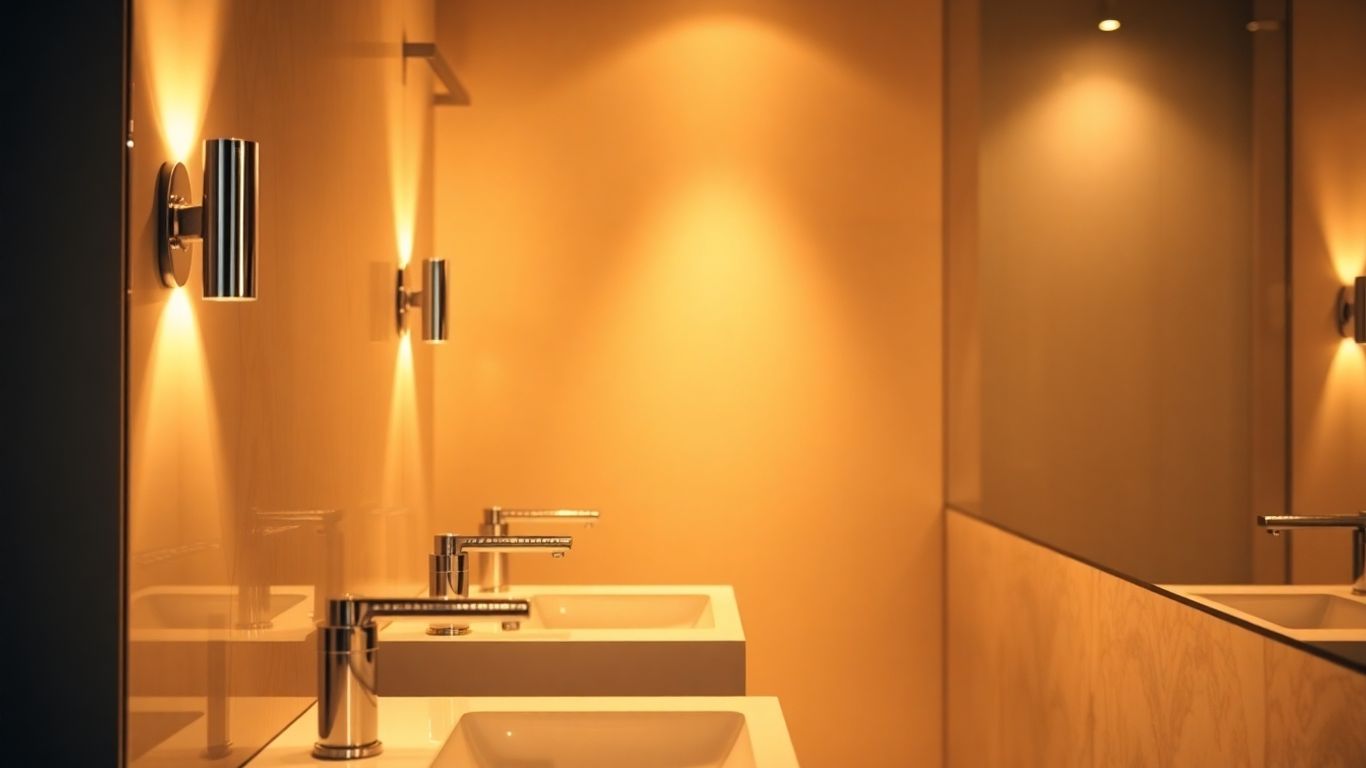 Modern bathroom lighting fixtures