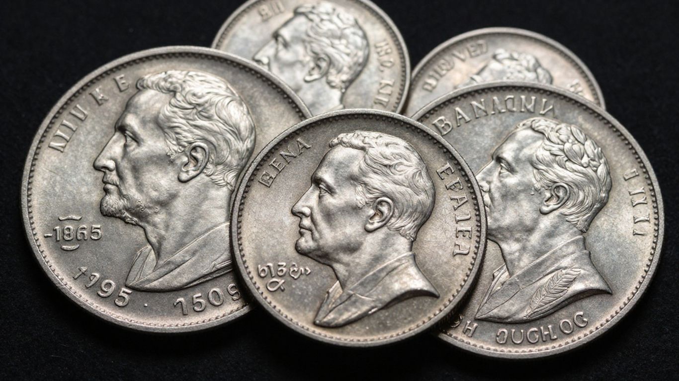 Collection of old silver coins