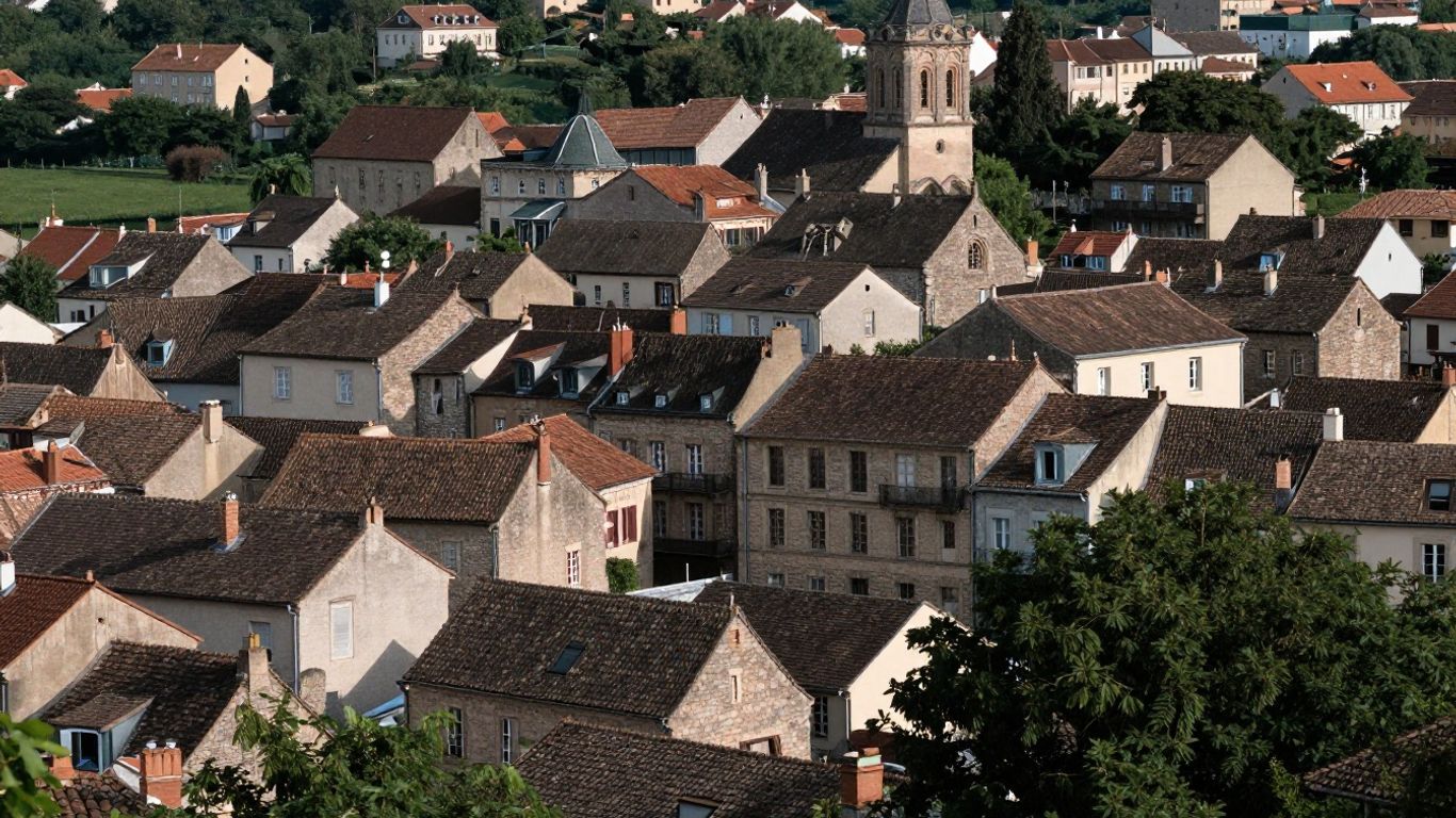 Aurillac, France, et le réchauffement climatique.