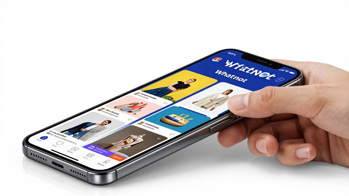 Whatnot app on a smartphone screen.