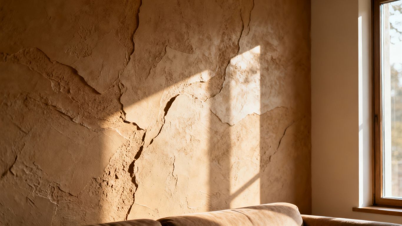 Textured interior wall with subtle pattern and neutral color.