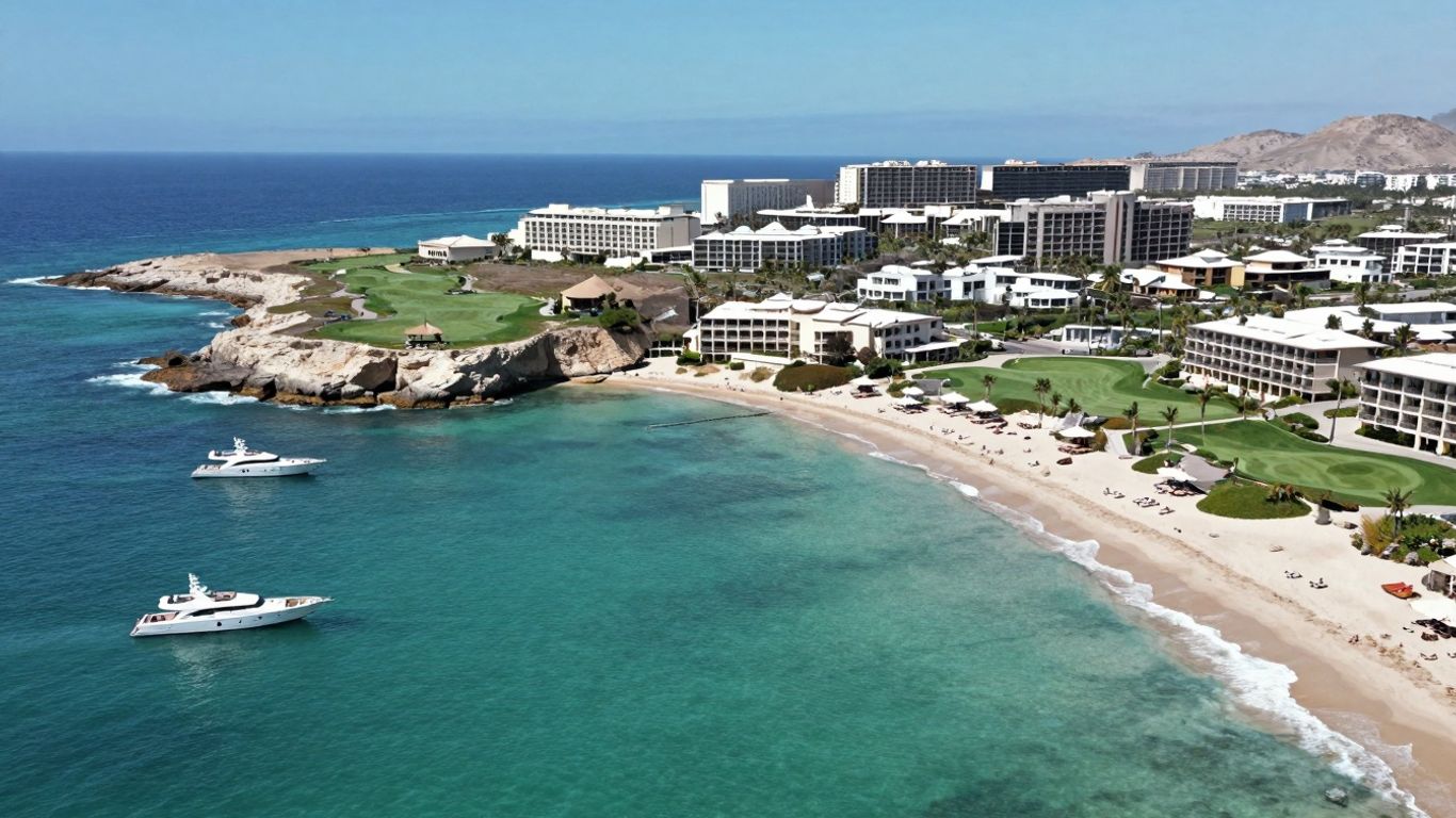 Luxury resorts and turquoise waters of Los Cabos and Punta Mita.