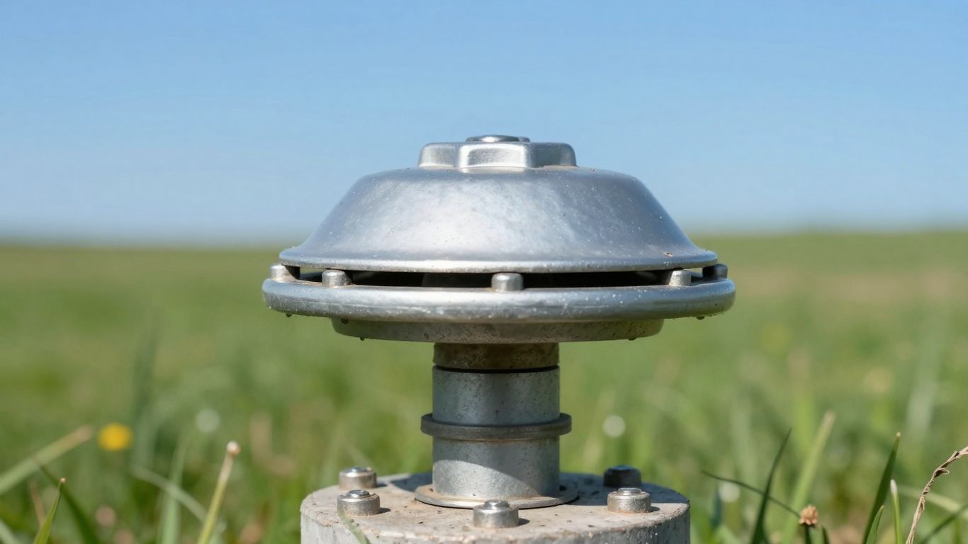 Intact well seal protecting a water well from contamination.