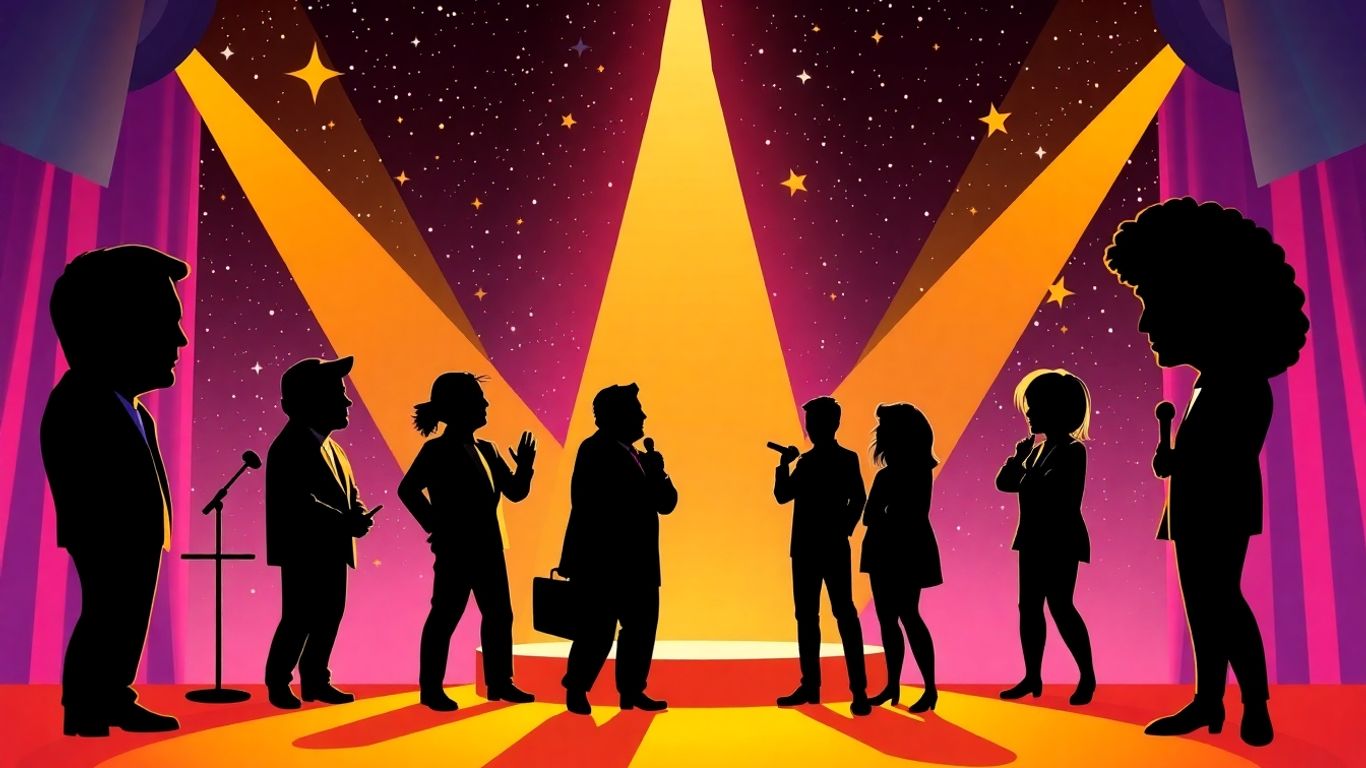 Tribute to lost stars of comedy and television.