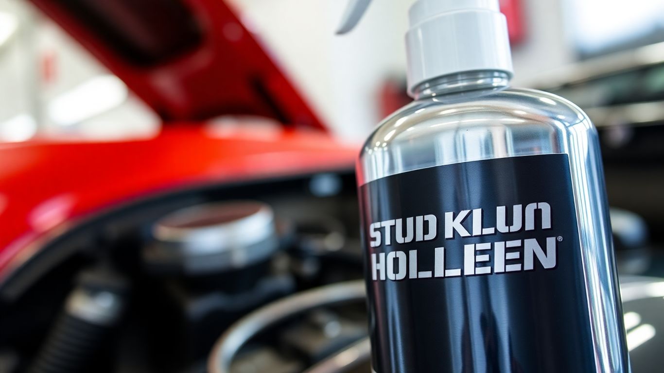 Stud Kleen bottle for car cleaning