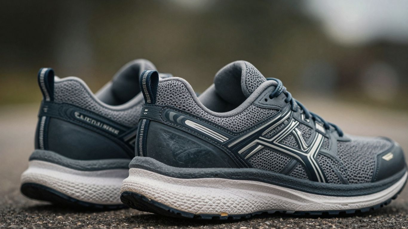 Running sneakers designed for shin splint relief.