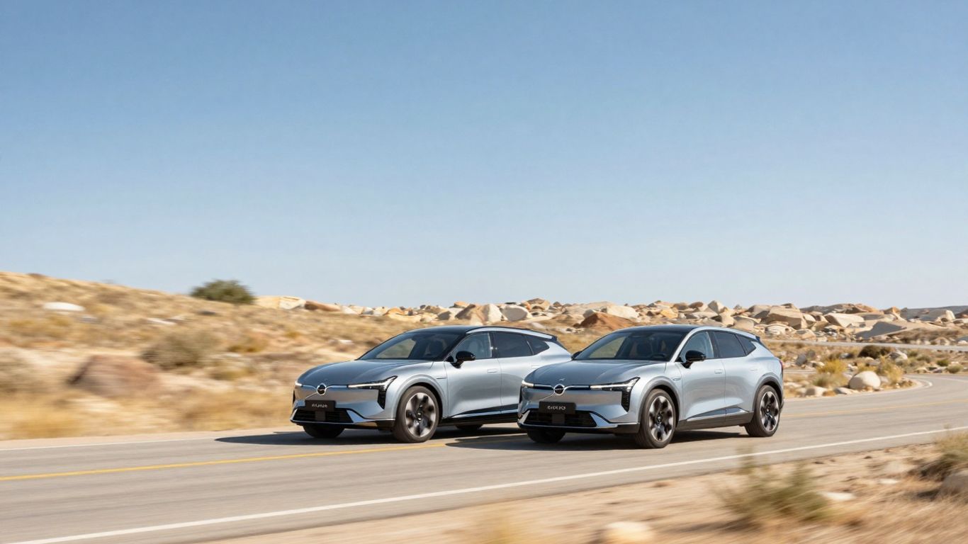 2025 Volvo EX90 and Kia EV9 electric SUVs comparison